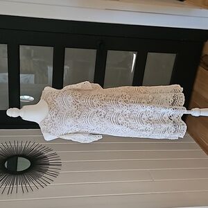 Francesca Cold Shoulder Lace overlay dress